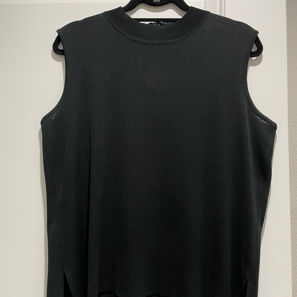 Ming Wang Black Sleeveless Top - Picture 1 of 3